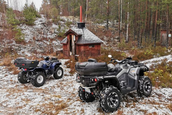 Gävle skoterklubbs grillkåta - Huvudbild