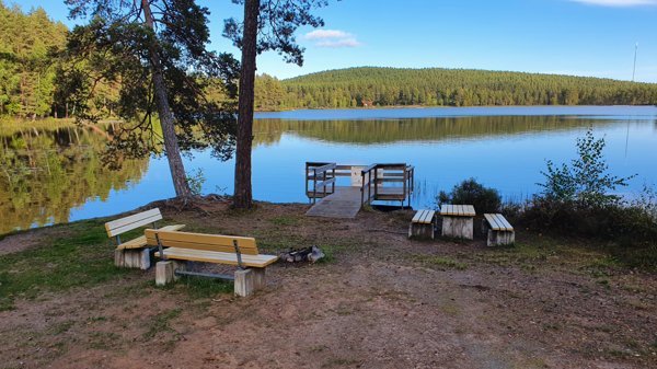 Stångtjärn Västra fiskebryggan - Huvudbild
